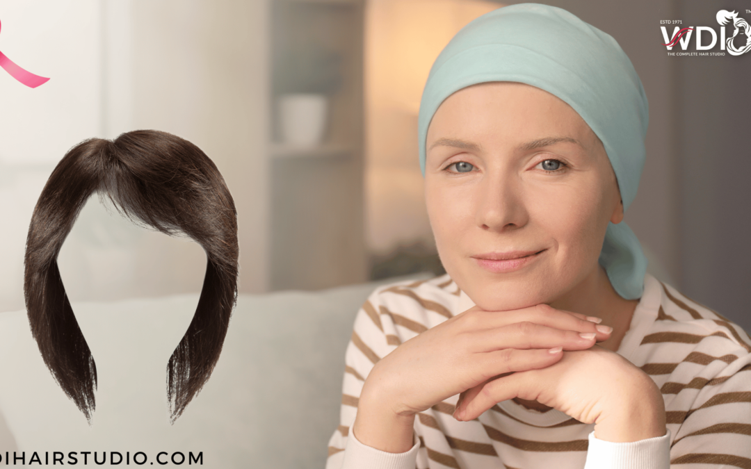 Women wearing chemo wigs
